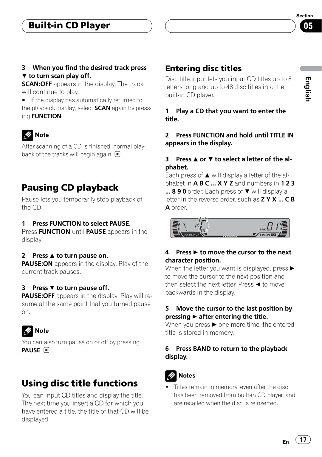 Pioneer DEH-P2500 operation manual 