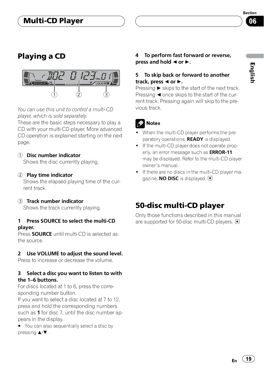 Pioneer DEH-P2500 operation manual 