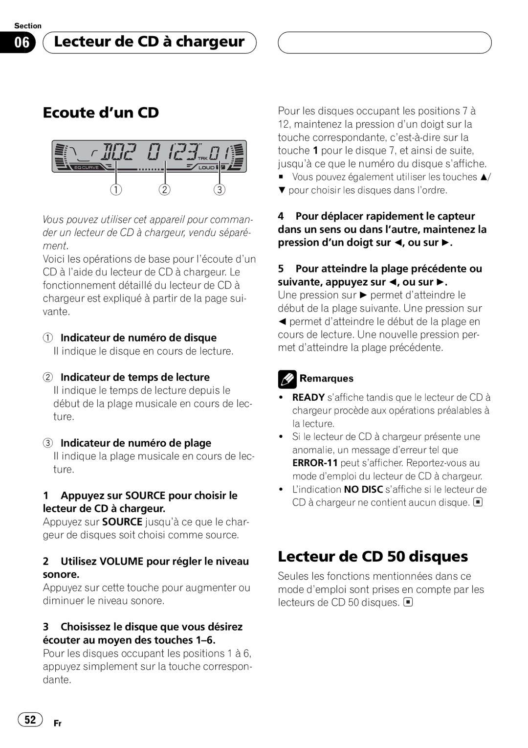 Pioneer DEH-P2500 operation manual 