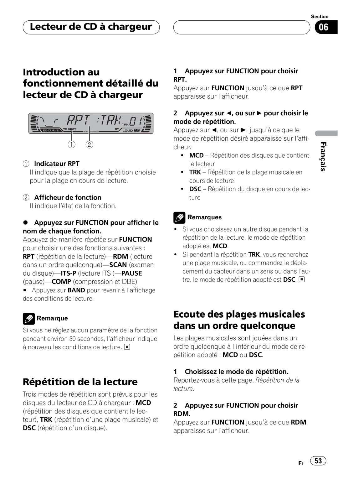 Pioneer DEH-P2500 operation manual 