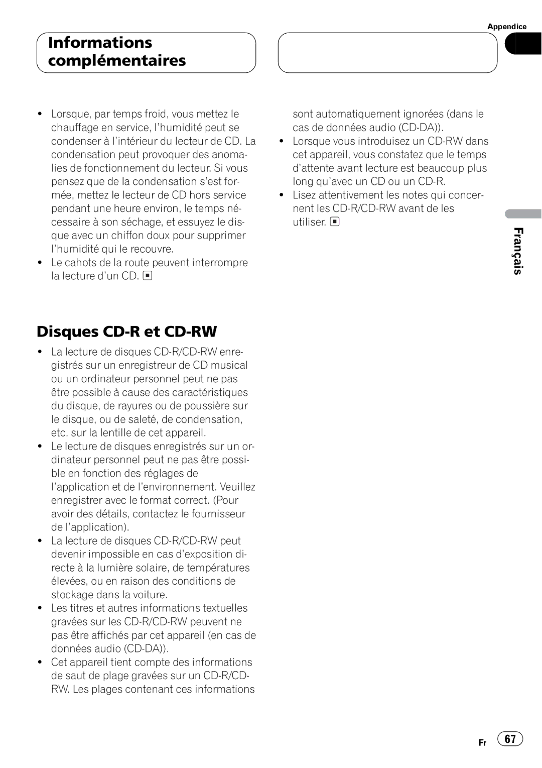 Pioneer DEH-P2500 operation manual 