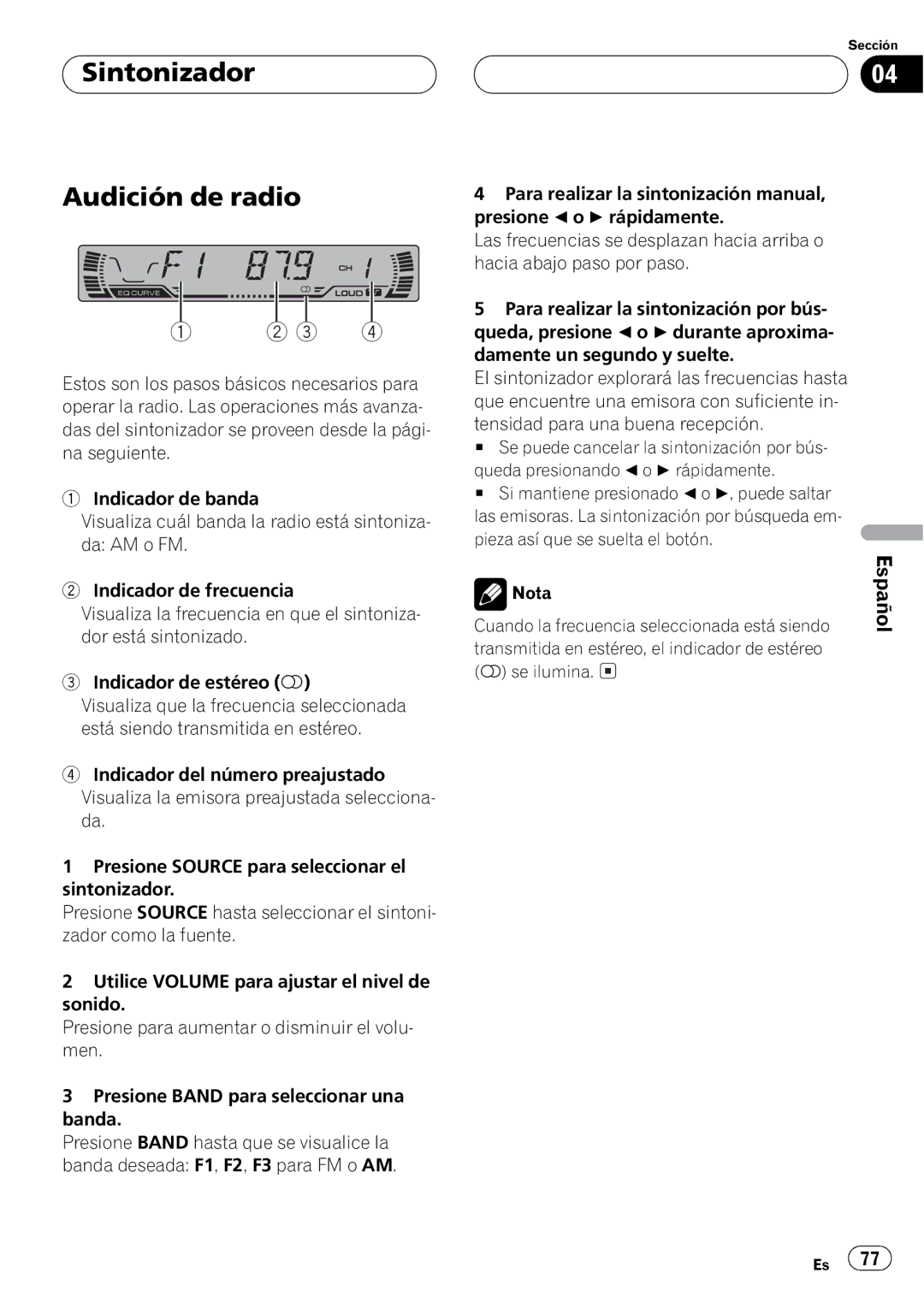 Pioneer DEH-P2500 operation manual 