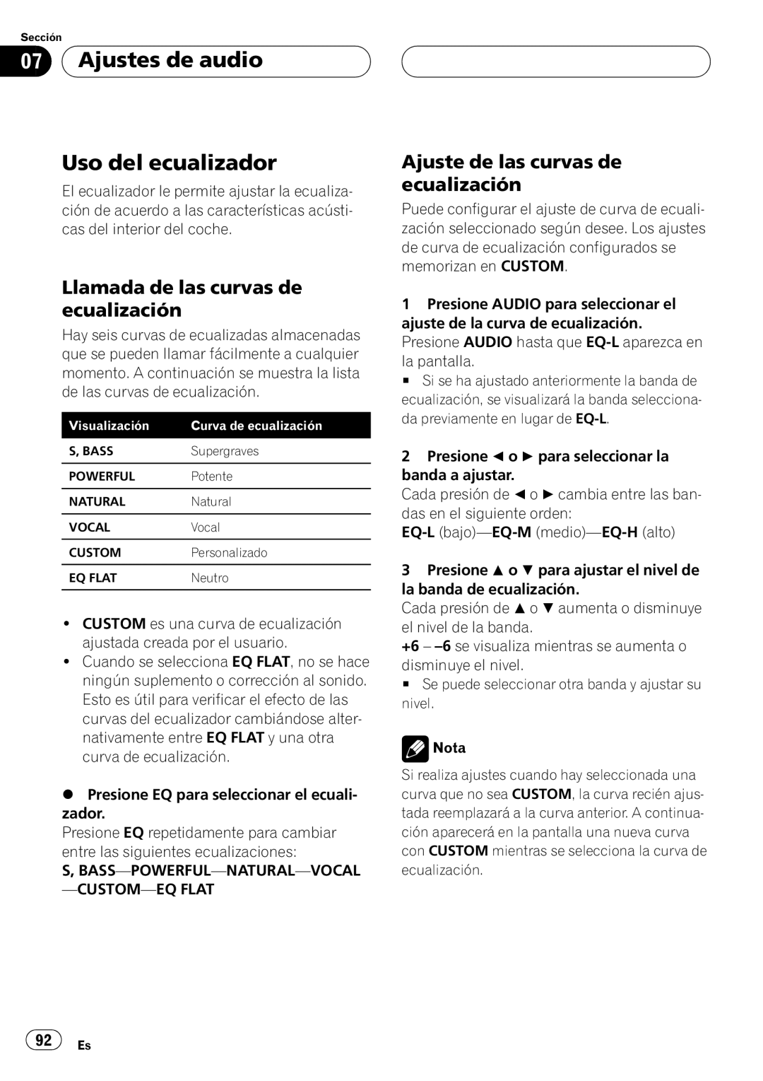 Pioneer DEH-P2500 operation manual + % 