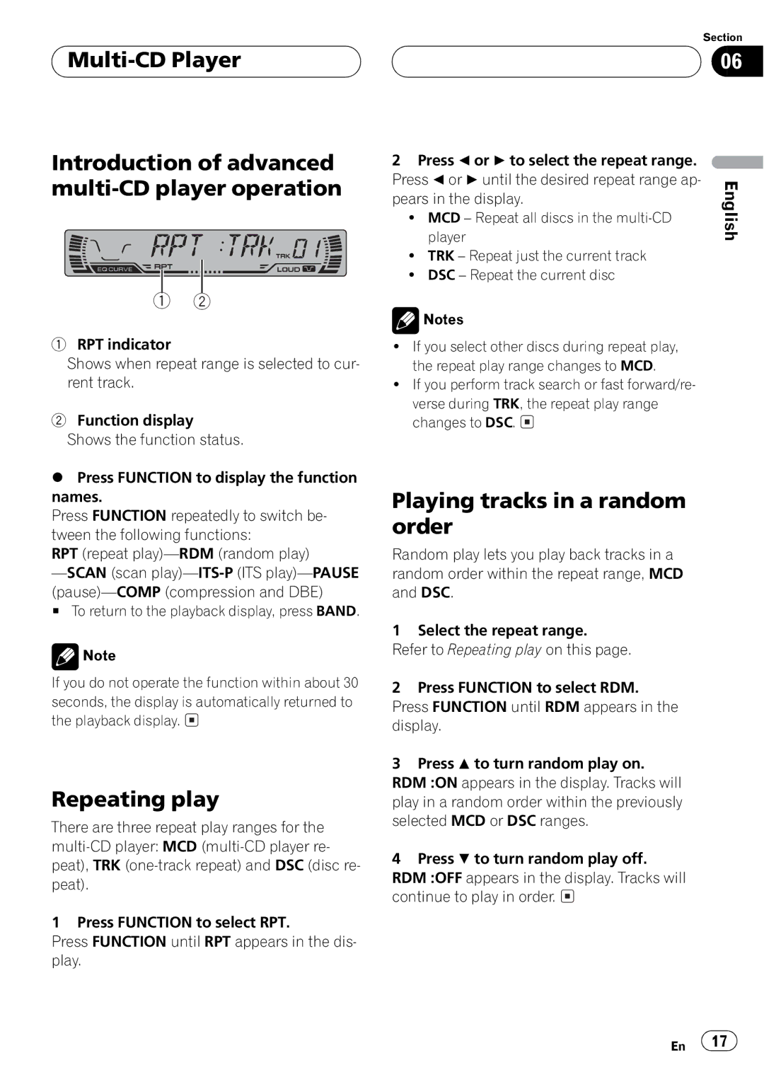 Pioneer DEH-P2550 operation manual 