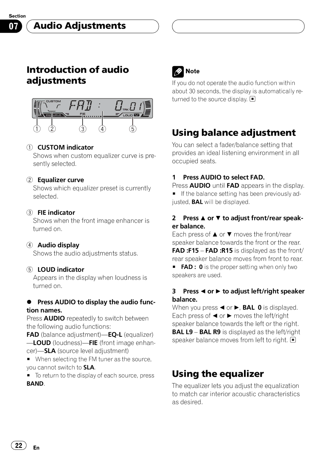 Pioneer DEH-P2550 operation manual 3 4 