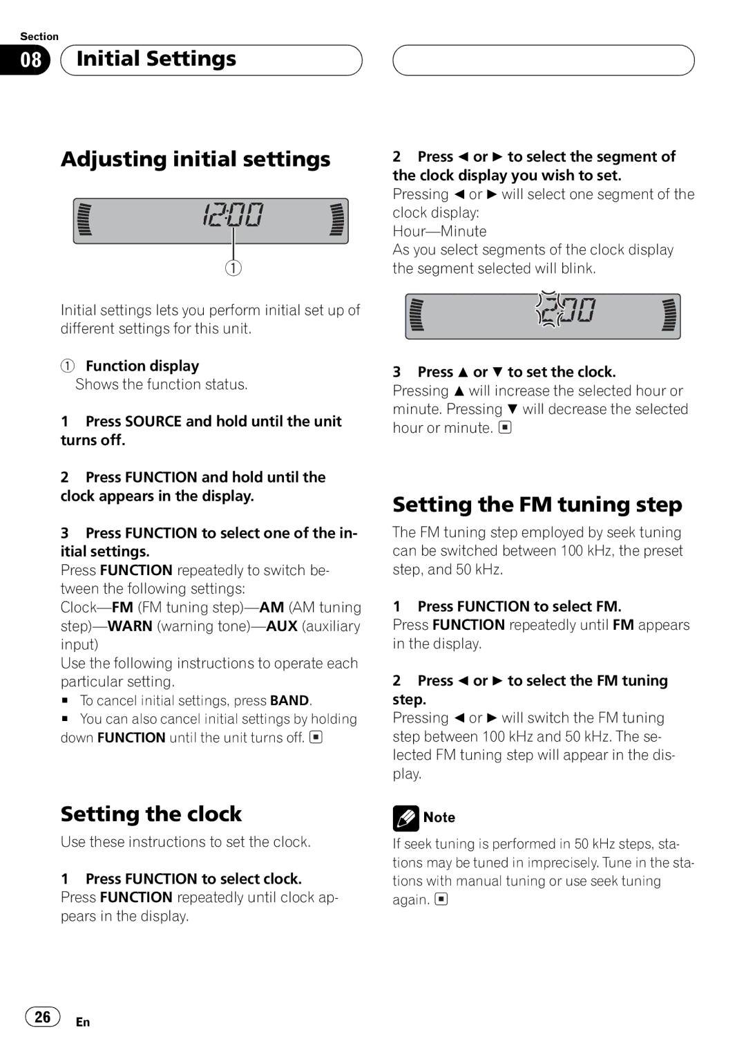 Pioneer DEH-P2550 operation manual 