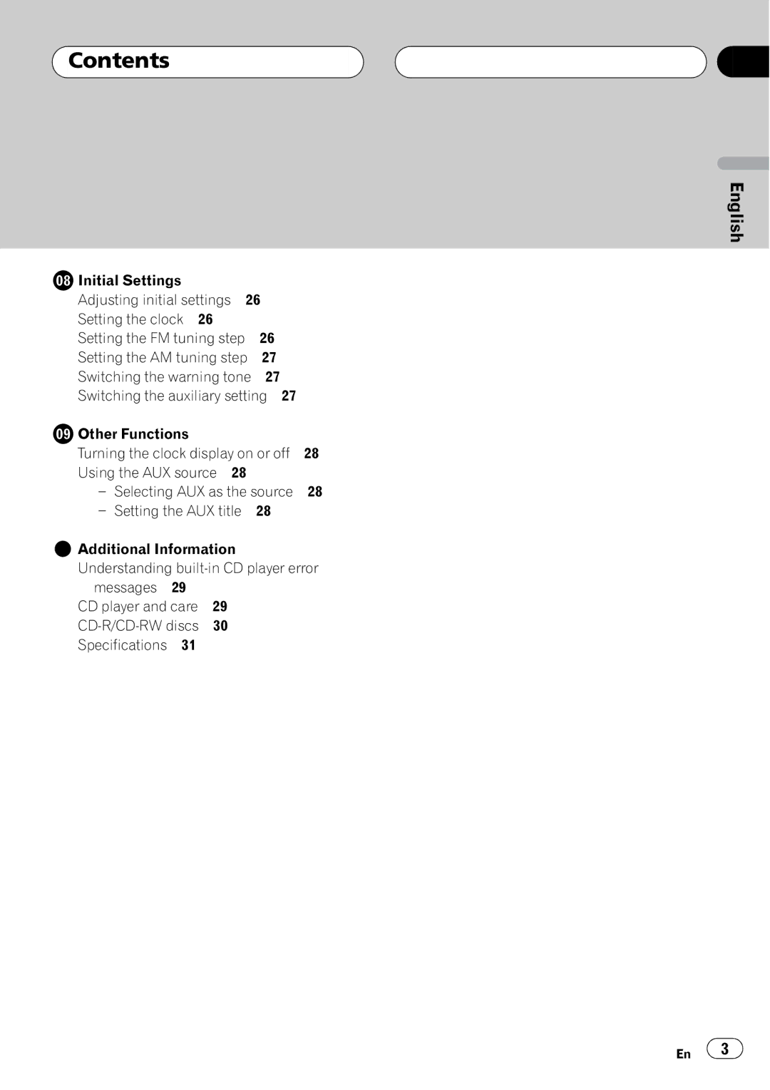 Pioneer DEH-P2550 operation manual 