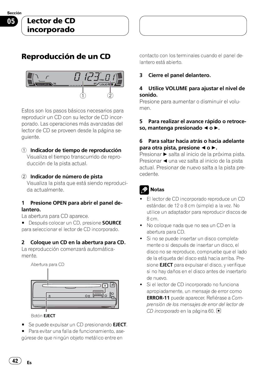 Pioneer DEH-P2550 operation manual 