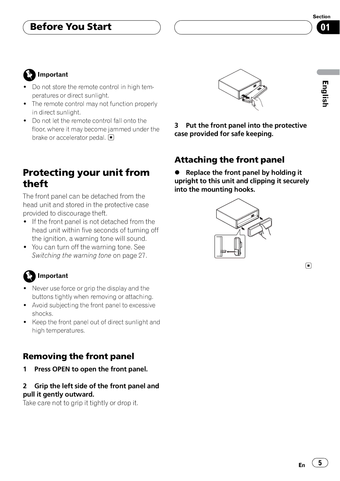 Pioneer DEH-P2550 operation manual 