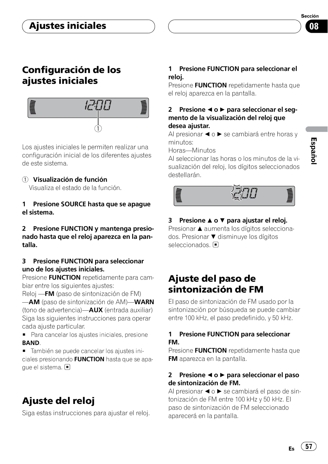 Pioneer DEH-P2550 operation manual + + 