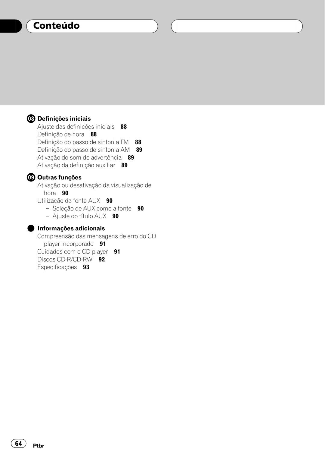 Pioneer DEH-P2550 operation manual 