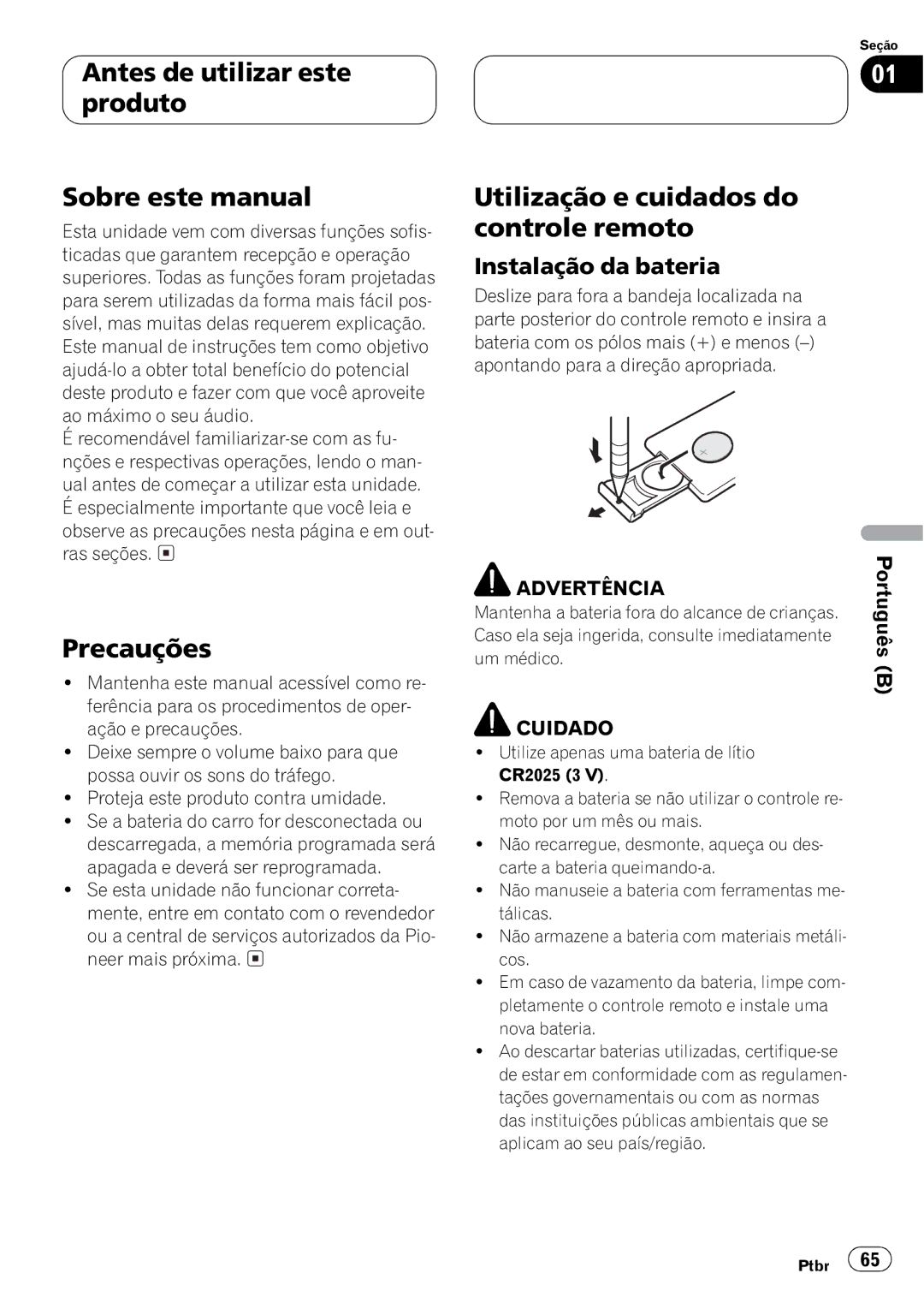 Pioneer DEH-P2550 operation manual 