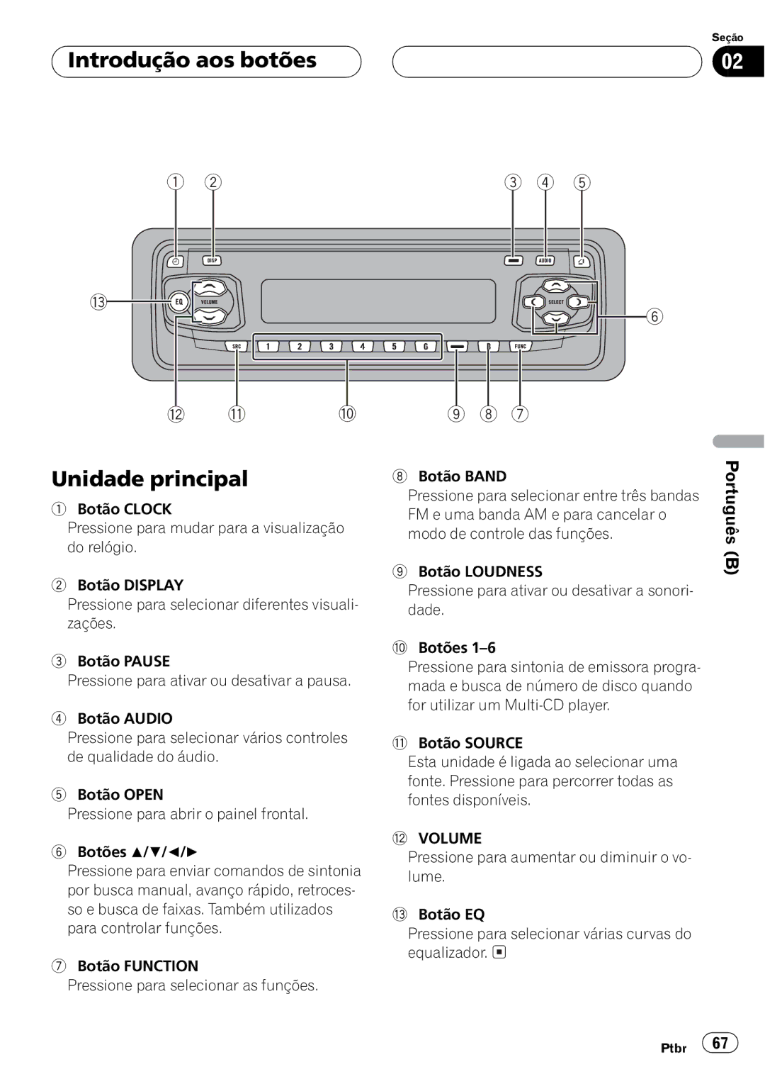 Pioneer DEH-P2550 operation manual 