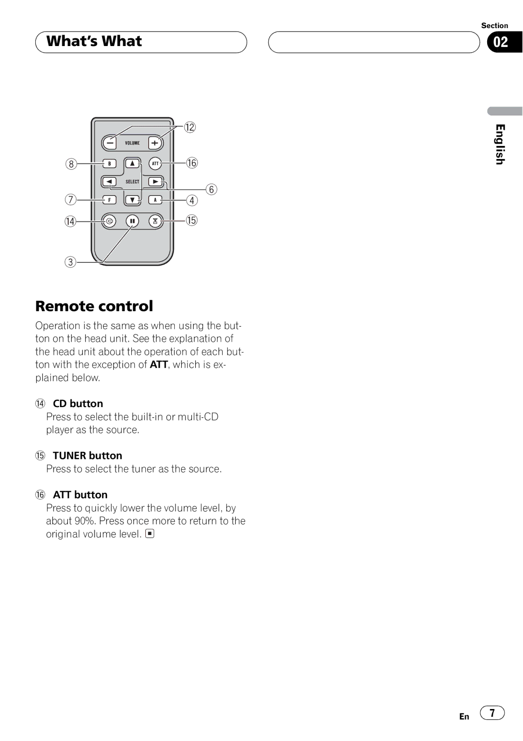 Pioneer DEH-P2550 operation manual 