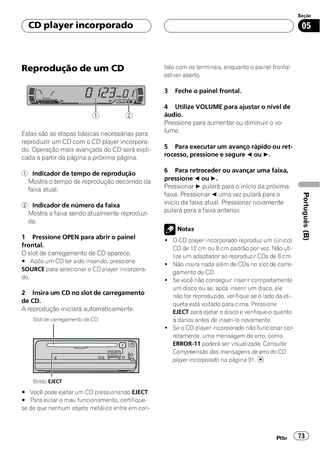 Pioneer DEH-P2550 operation manual 