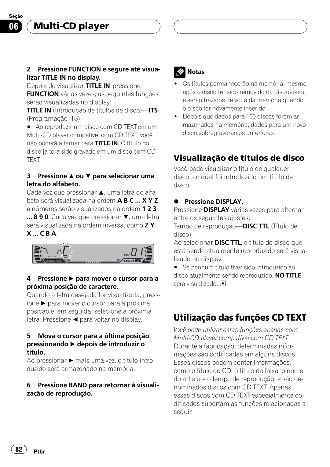 Pioneer DEH-P2550 operation manual 