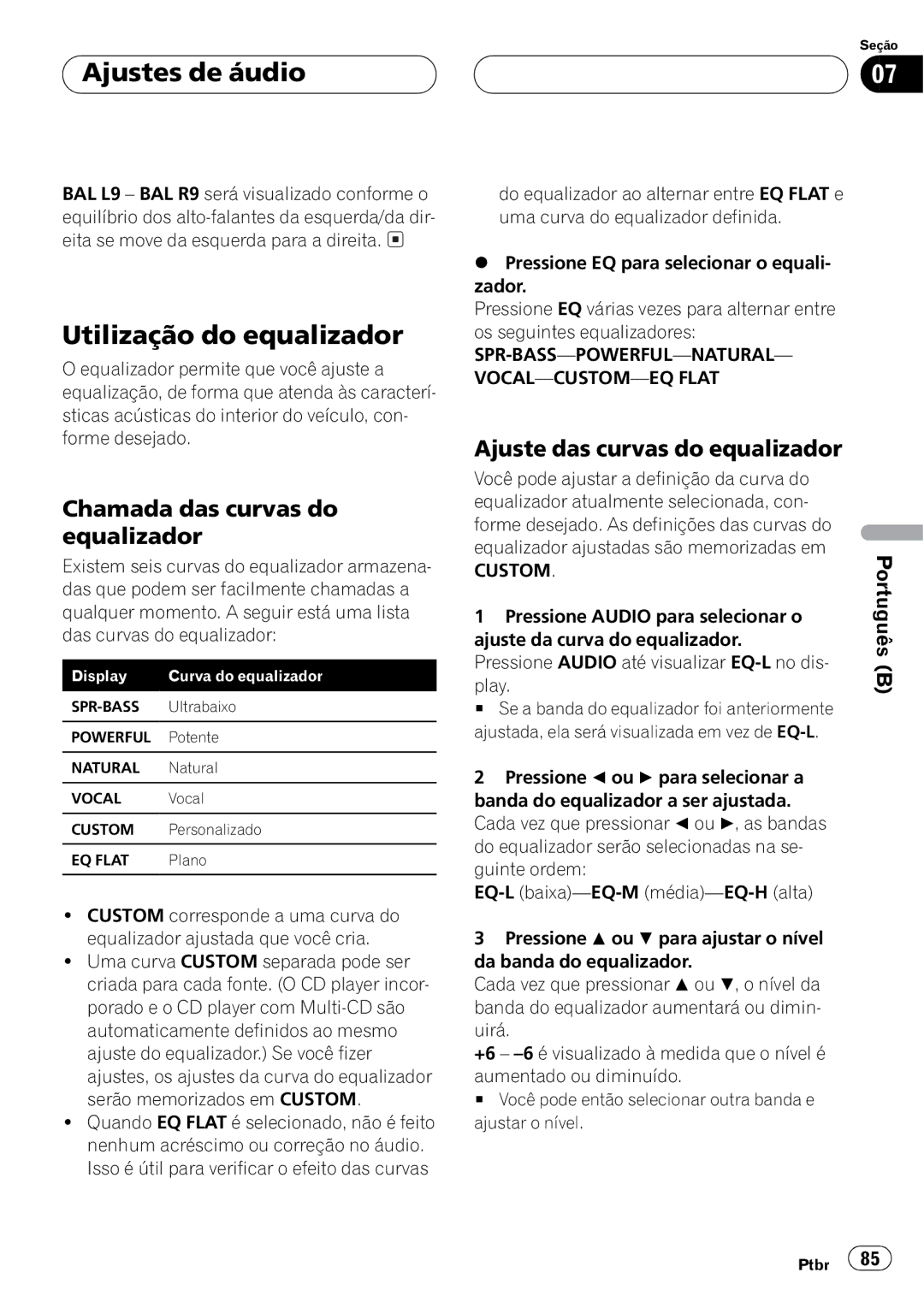 Pioneer DEH-P2550 operation manual 