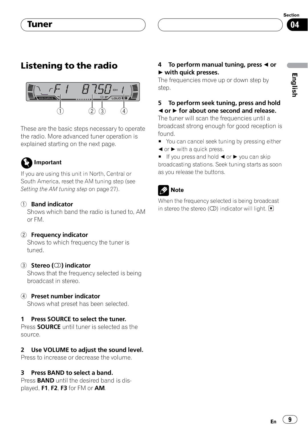 Pioneer DEH-P2550 operation manual 