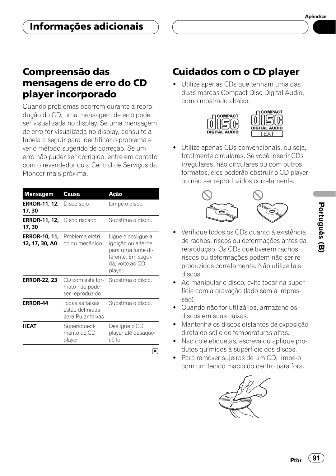 Pioneer DEH-P2550 operation manual 