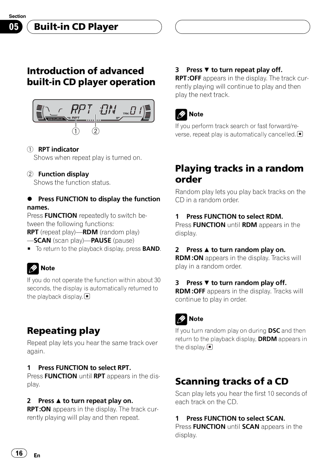 Pioneer DEH-P2600 operation manual 