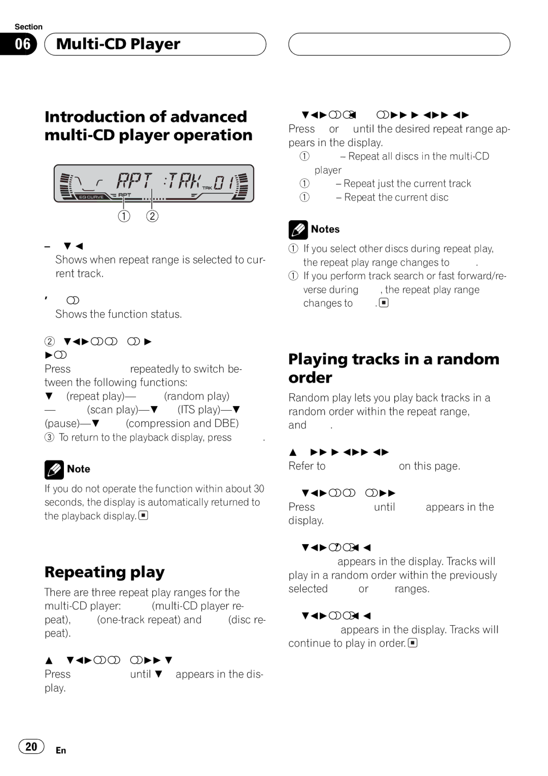 Pioneer DEH-P2600 operation manual 