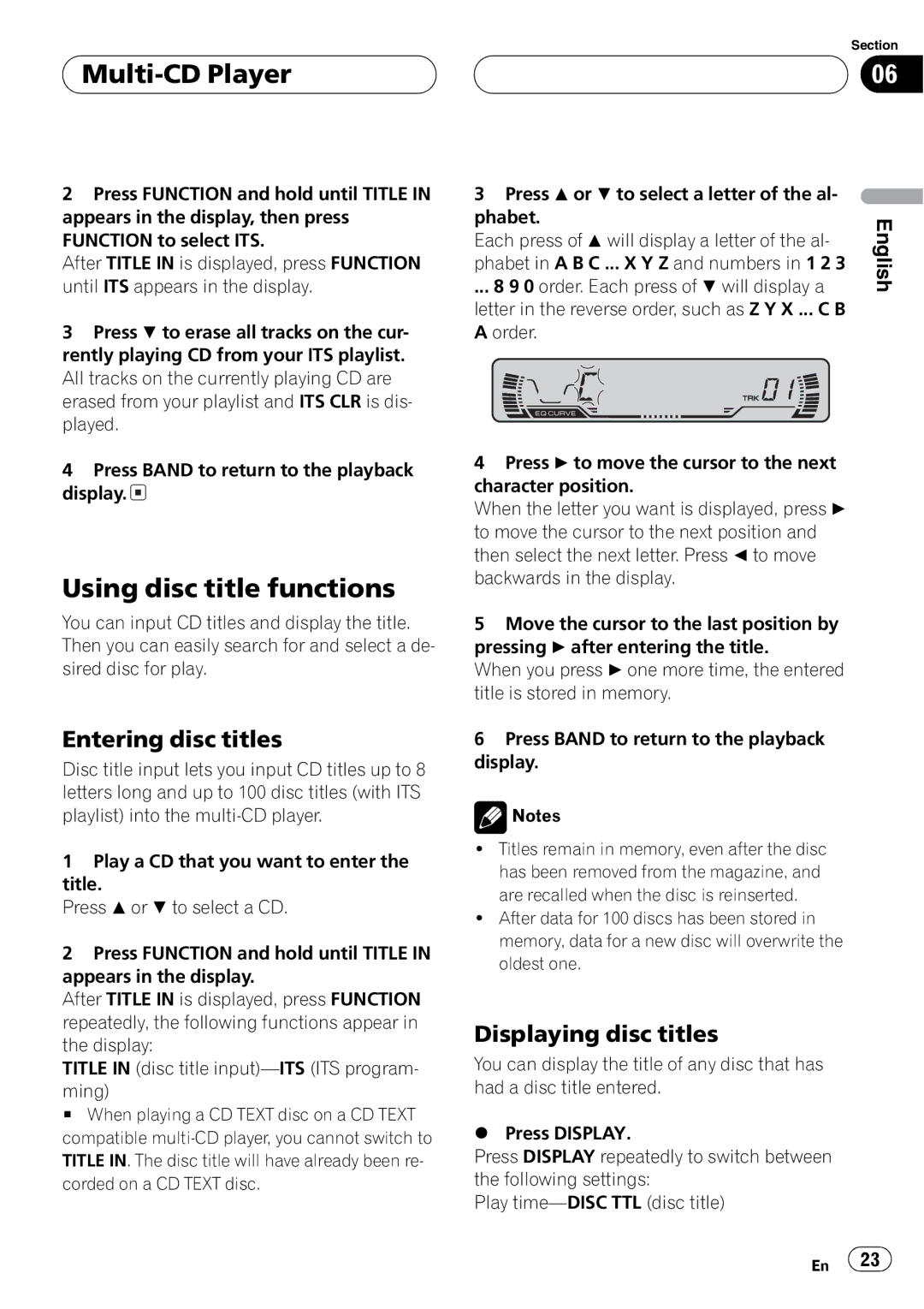 Pioneer DEH-P2600 operation manual 