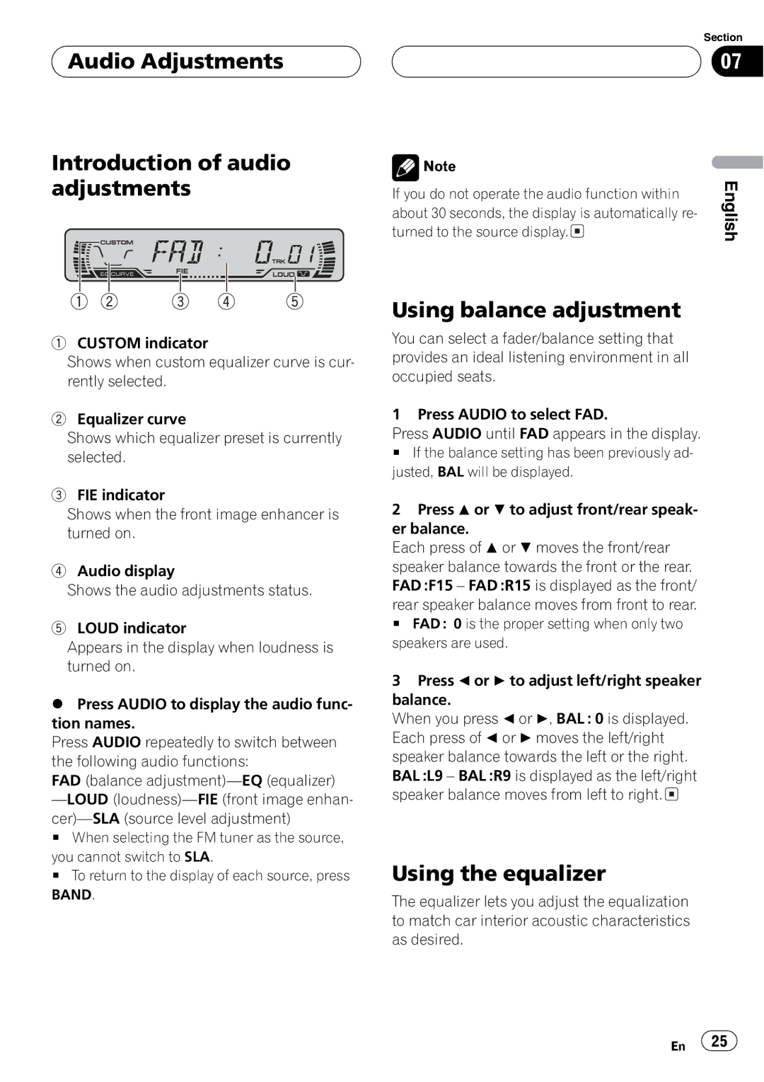 Pioneer DEH-P2600 operation manual 