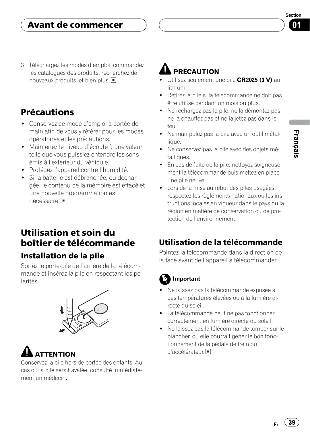 Pioneer DEH-P2600 operation manual 