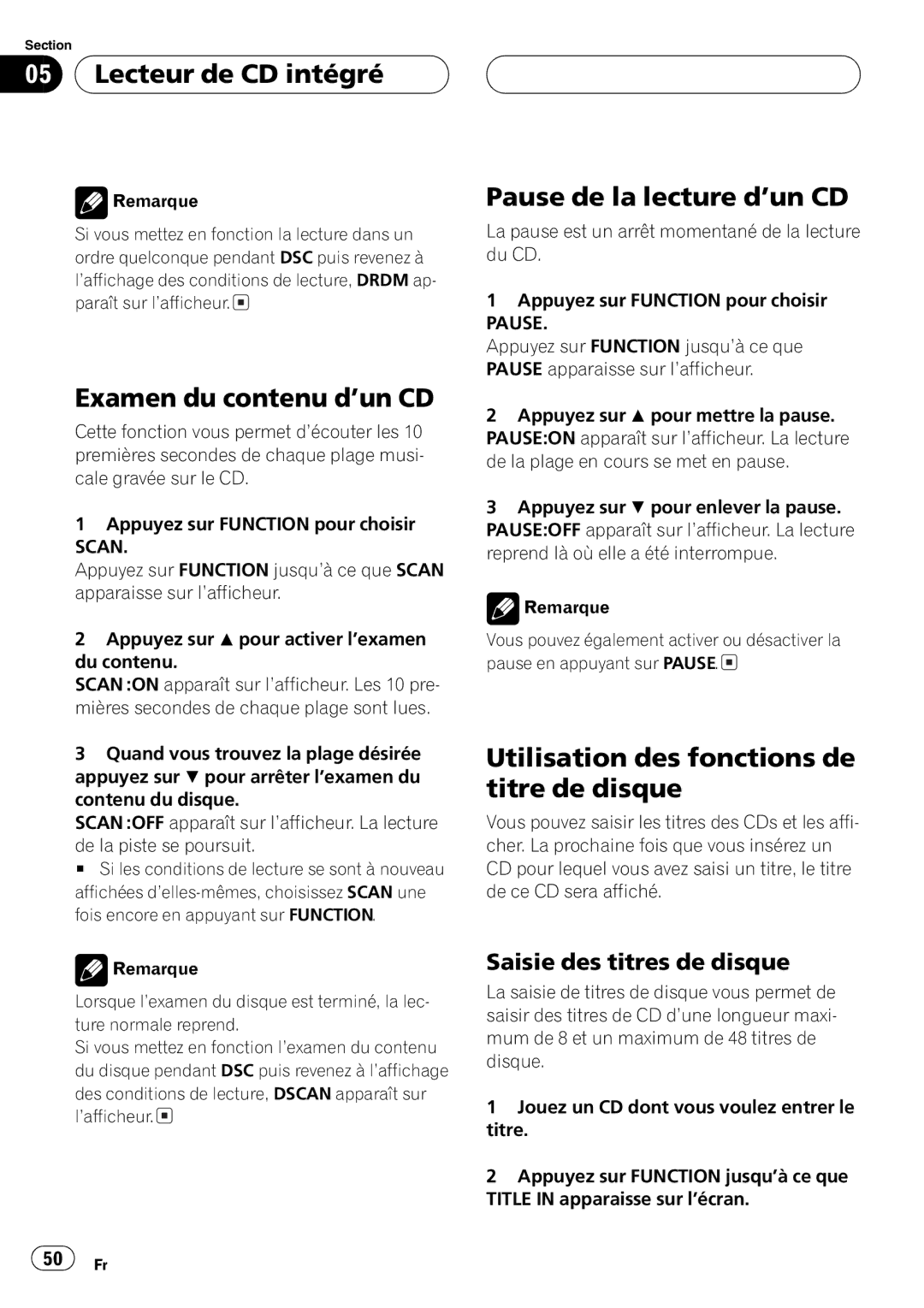 Pioneer DEH-P2600 operation manual 