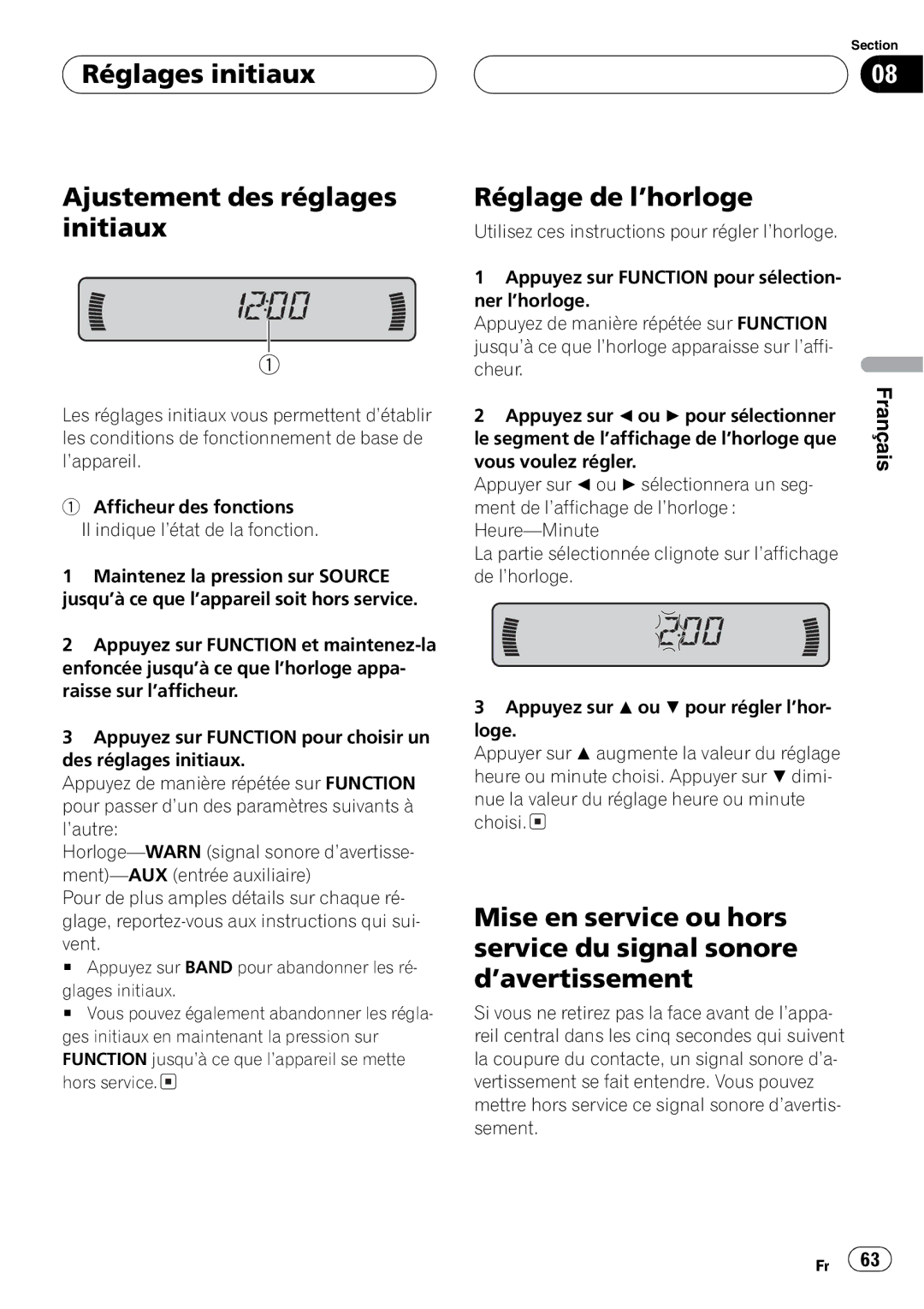 Pioneer DEH-P2600 operation manual 