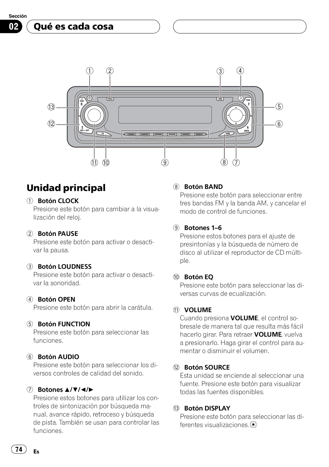 Pioneer DEH-P2600 operation manual 