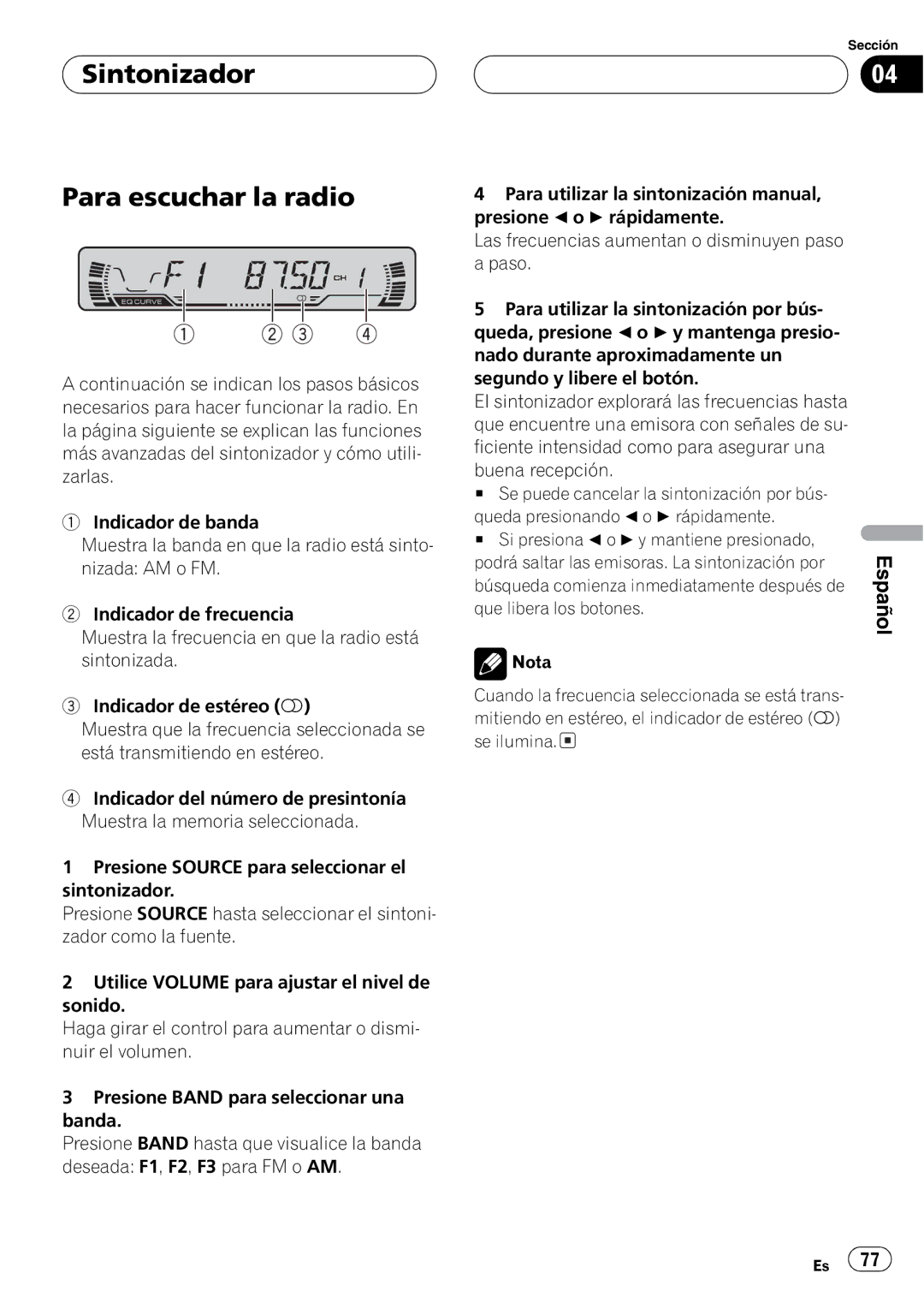 Pioneer DEH-P2600 operation manual 