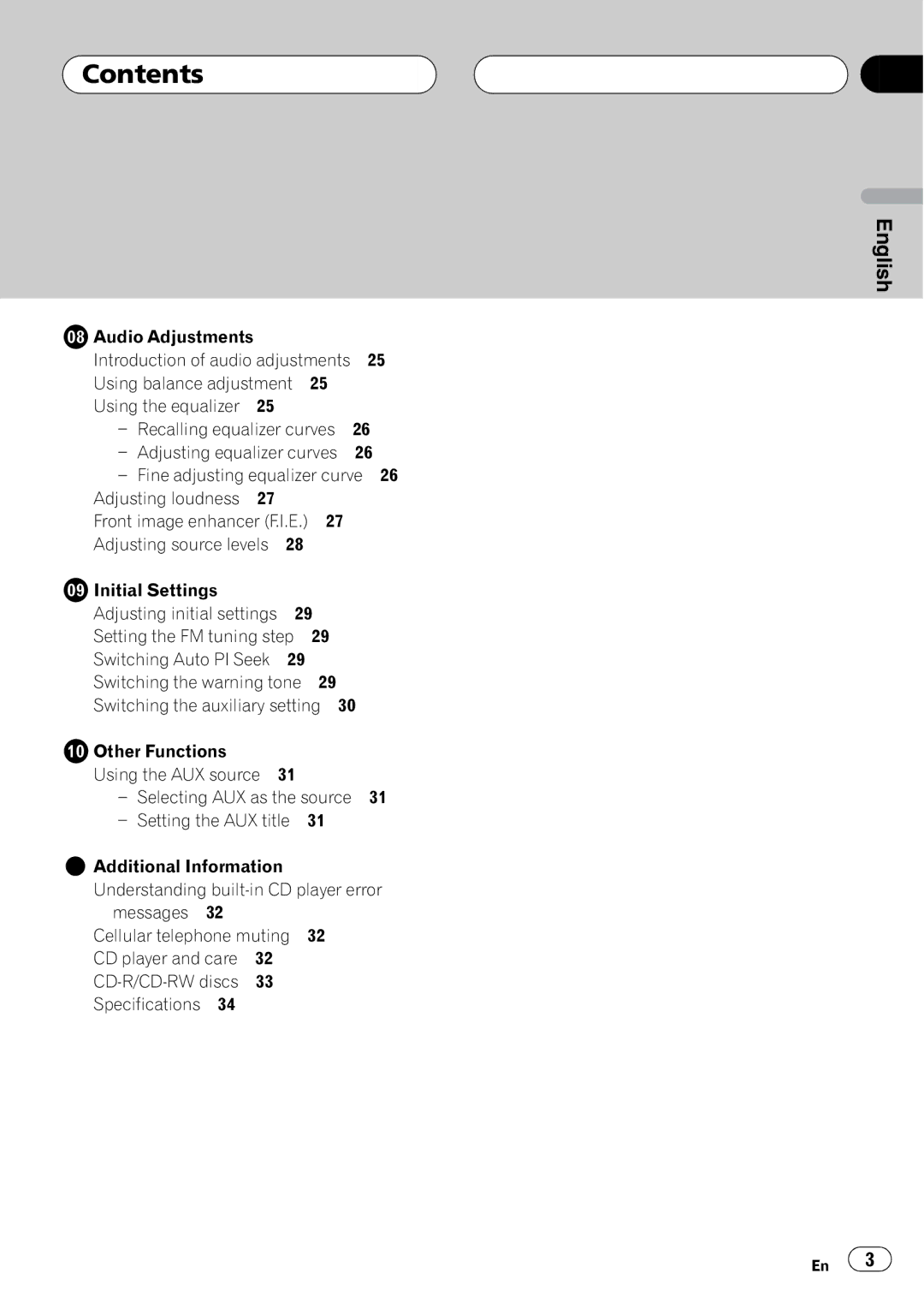 Pioneer DEH-P2600R operation manual 