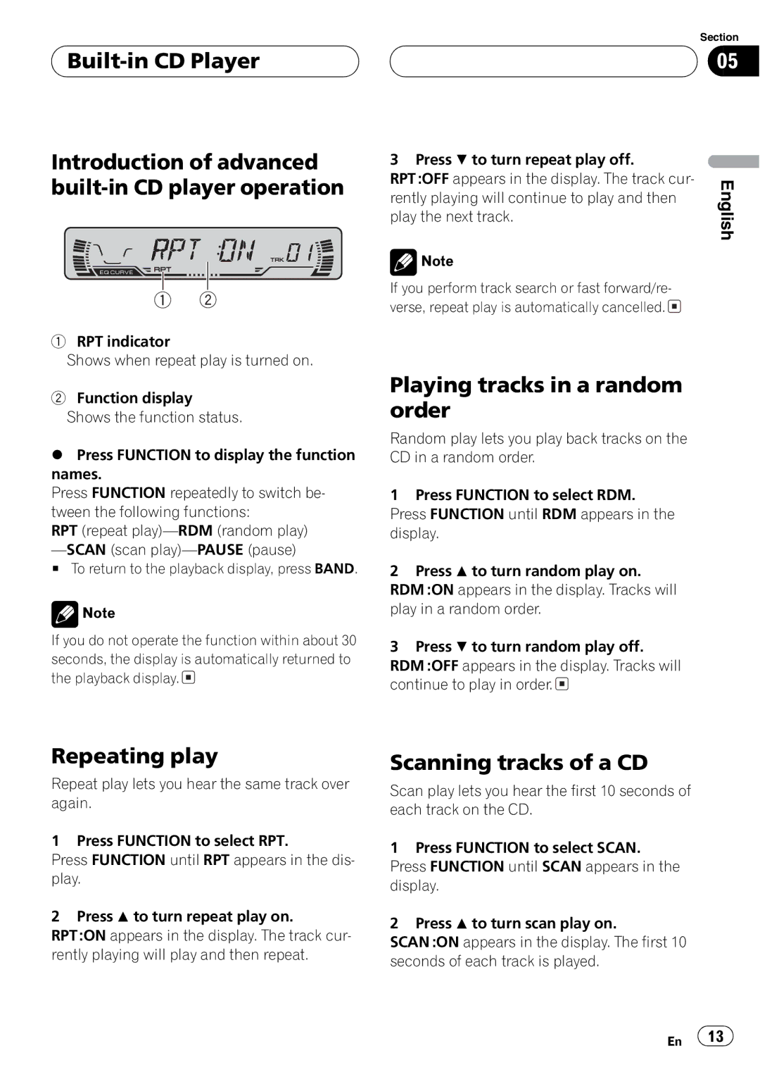 Pioneer DEH-P2650 operation manual 