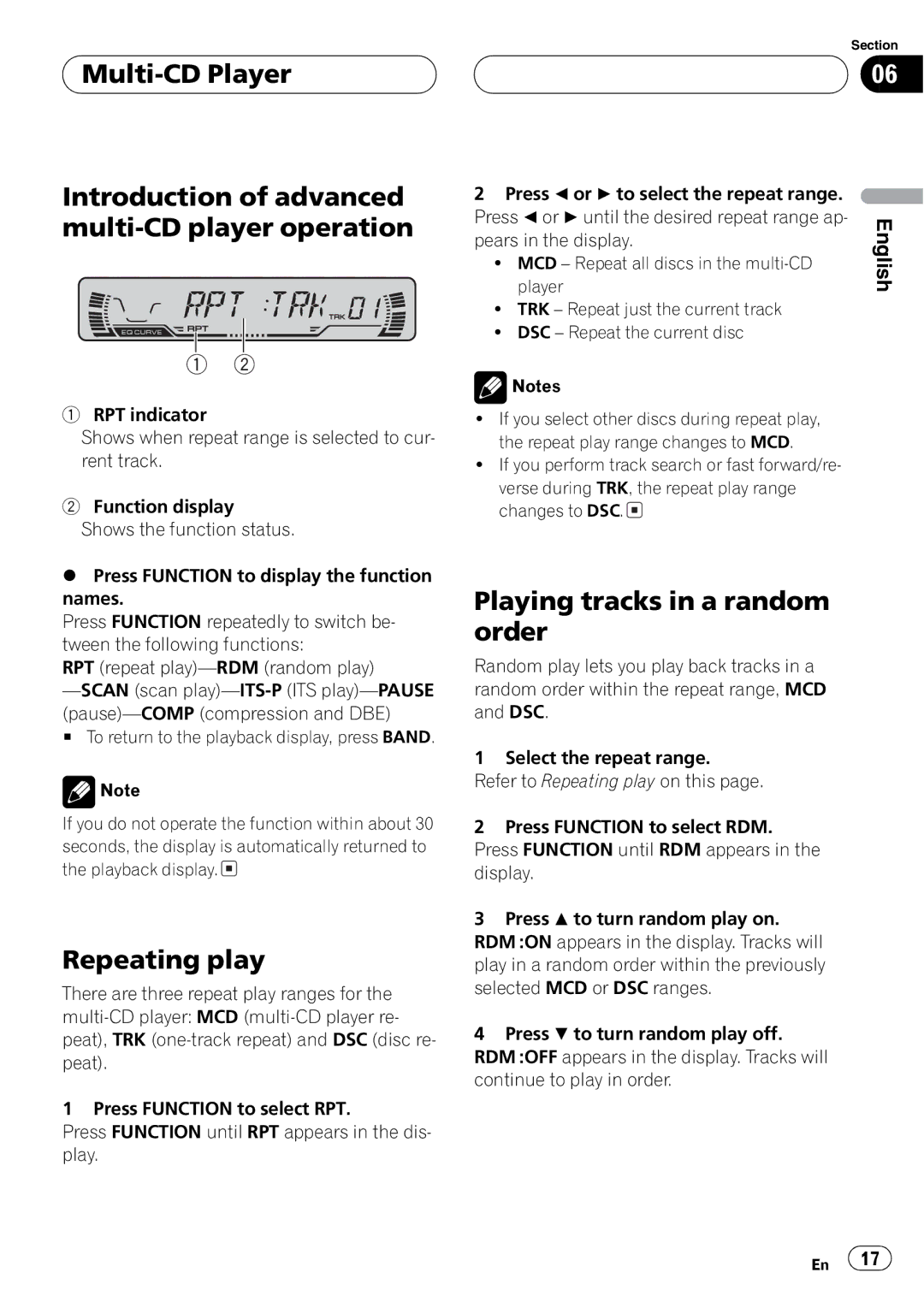 Pioneer DEH-P2650 operation manual 