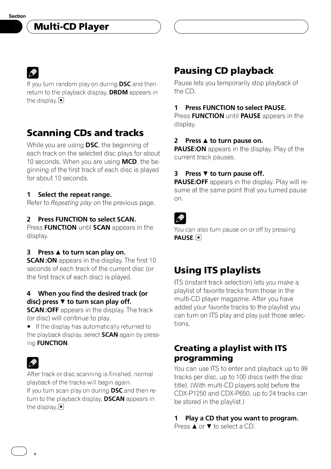 Pioneer DEH-P2650 operation manual 