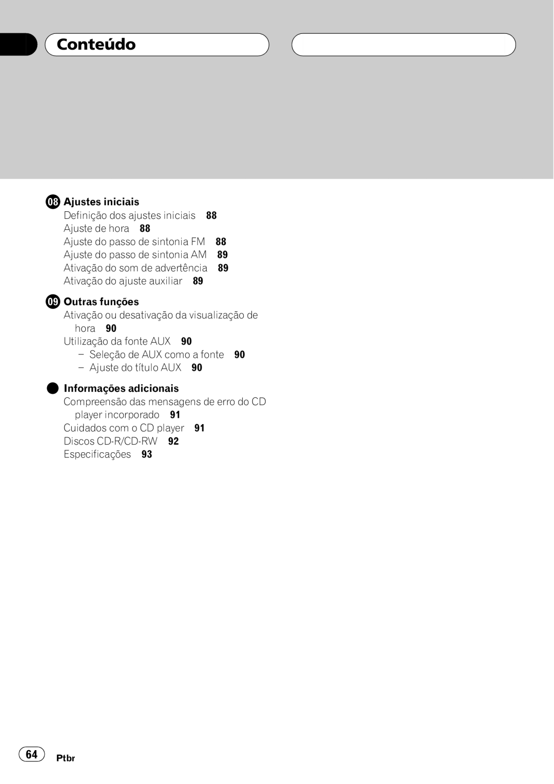 Pioneer DEH-P2650 operation manual 