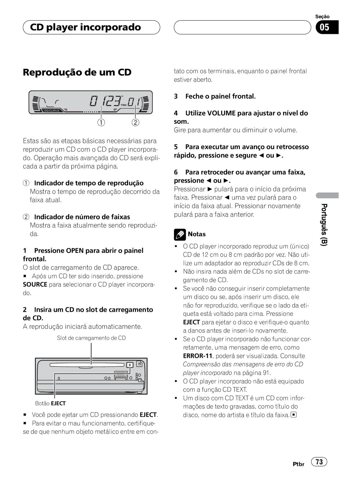 Pioneer DEH-P2650 operation manual 