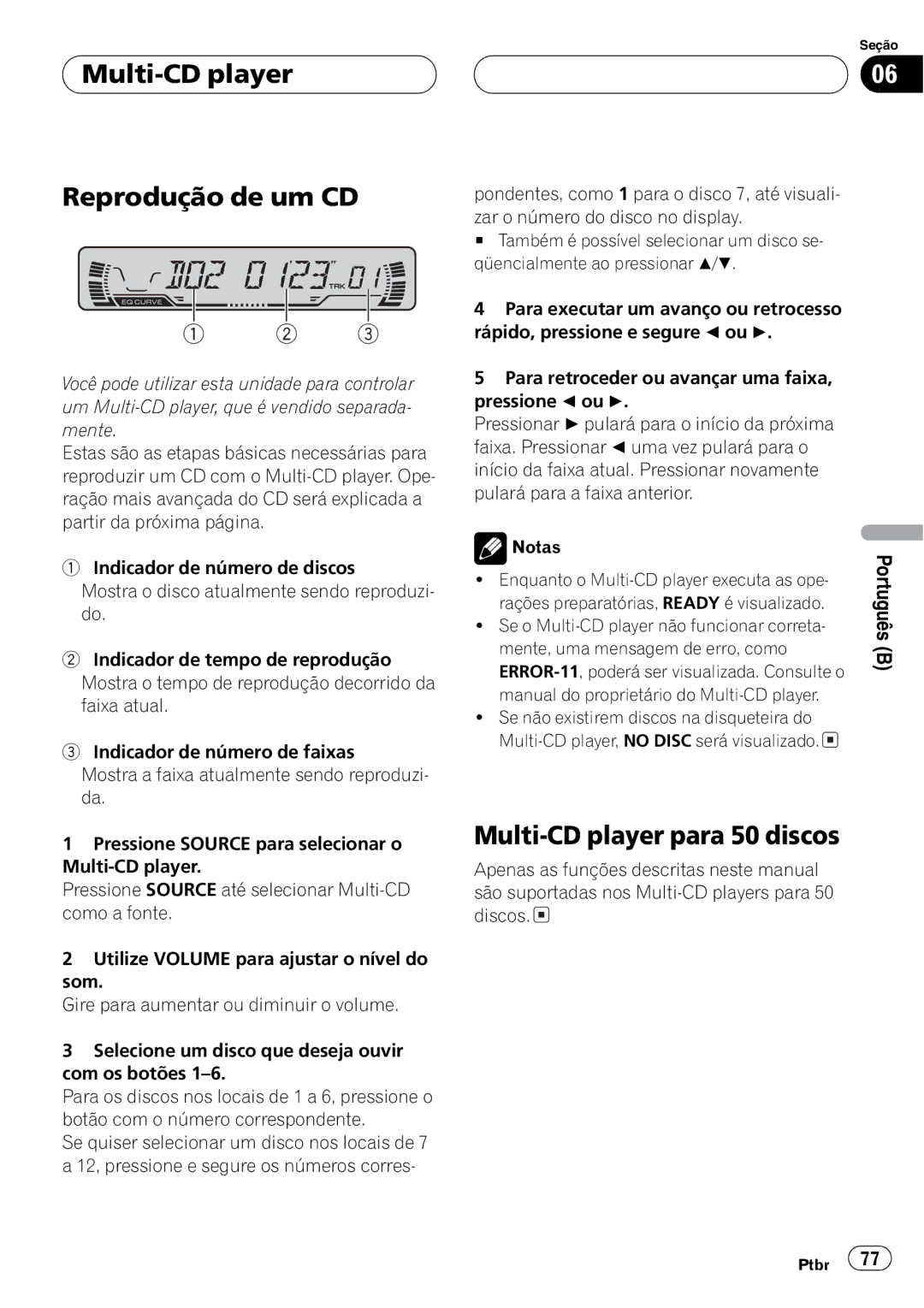 Pioneer DEH-P2650 operation manual 