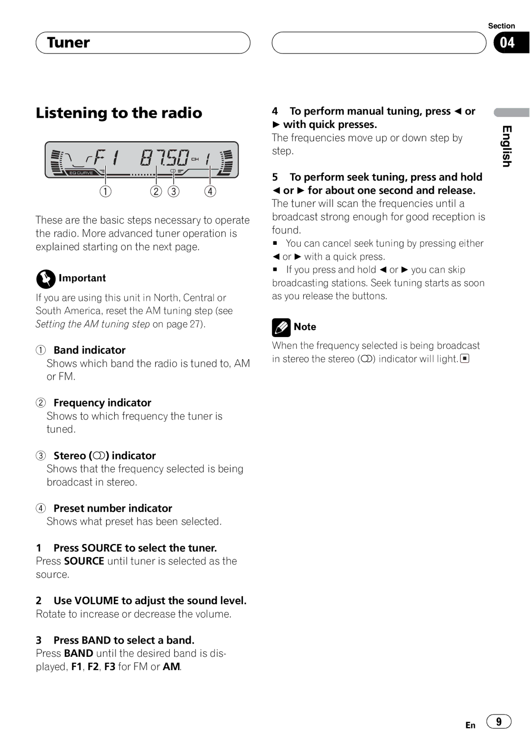 Pioneer DEH-P2650 operation manual 