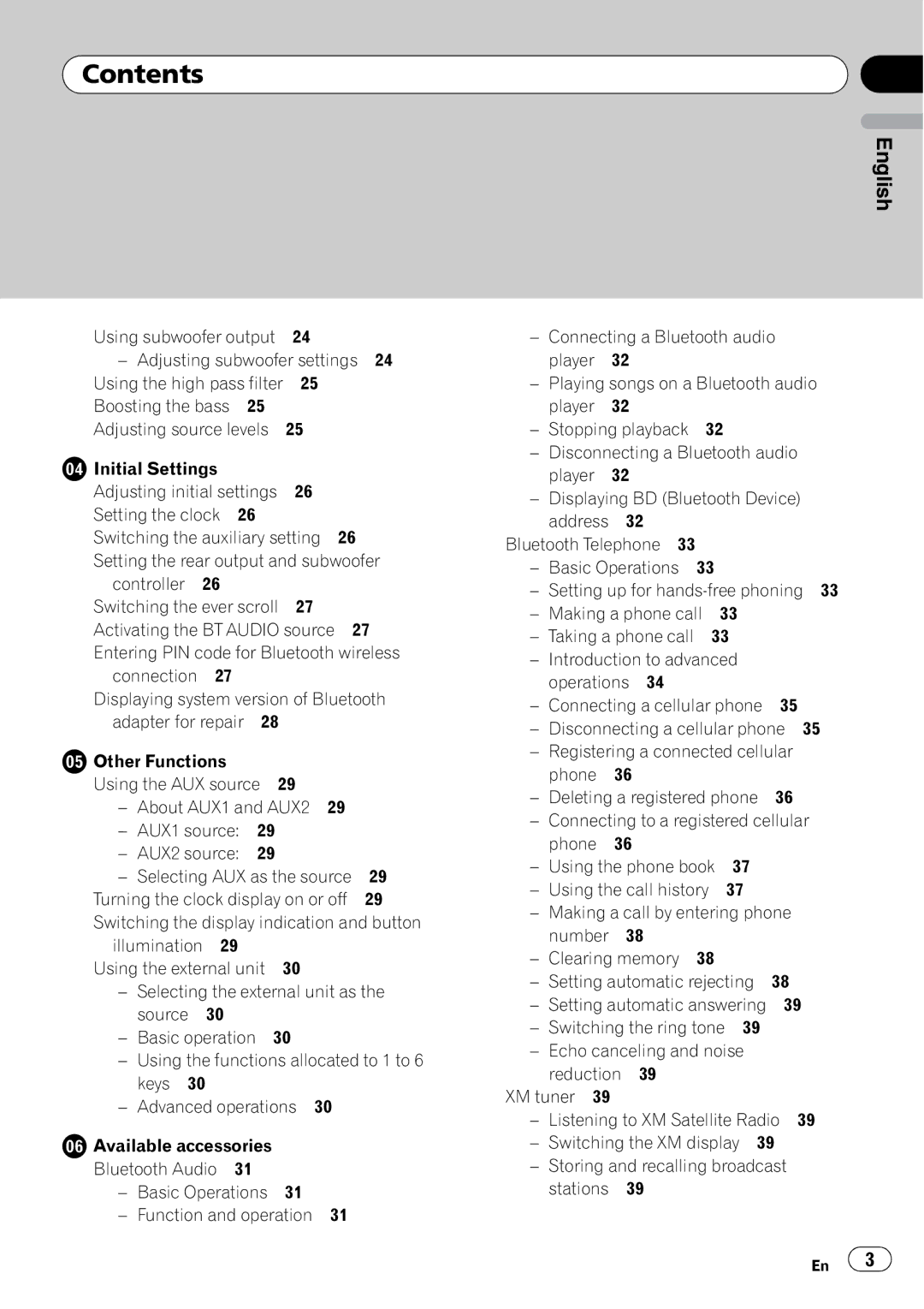 Pioneer DEH-P3100UB operation manual English, Controller 