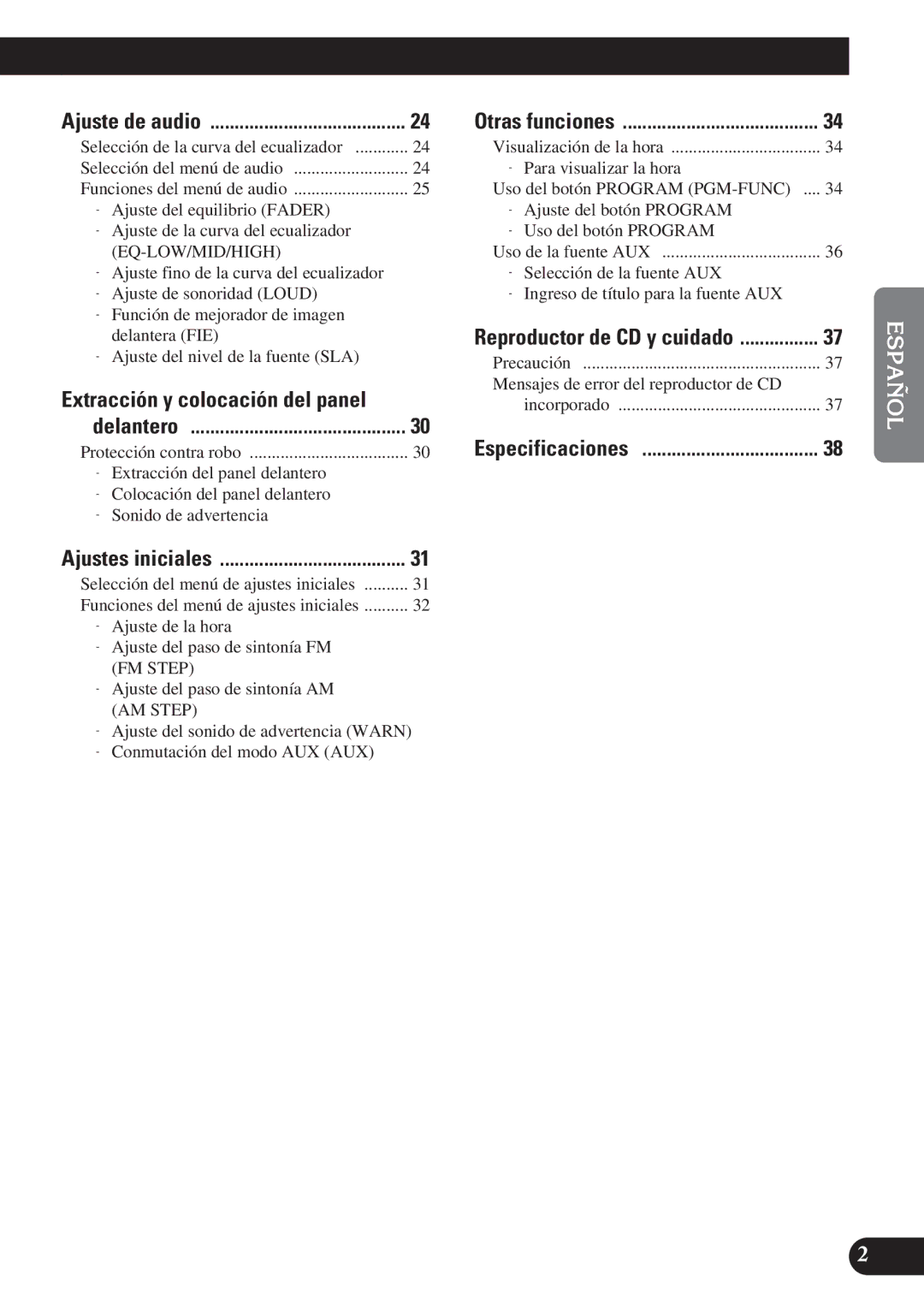 Pioneer DEH-P3150 operation manual Deutsch Français Italiano Nederlands 