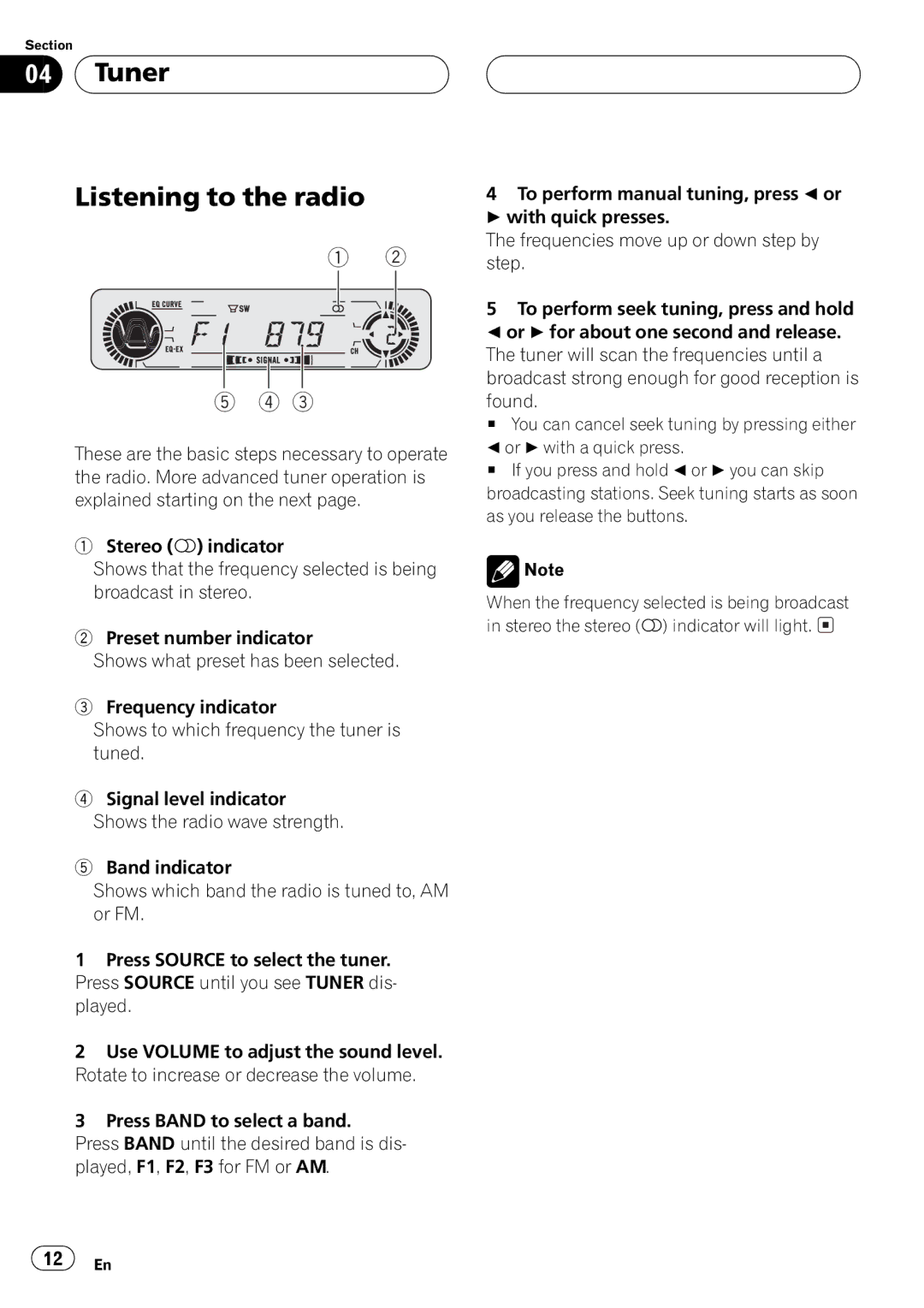 Pioneer DEH-P350 operation manual 