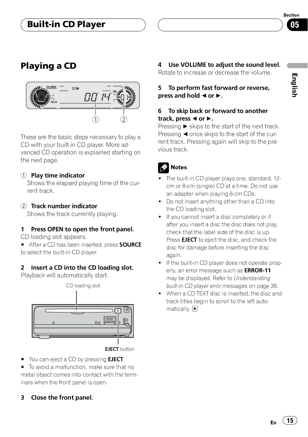 Pioneer DEH-P350 operation manual 