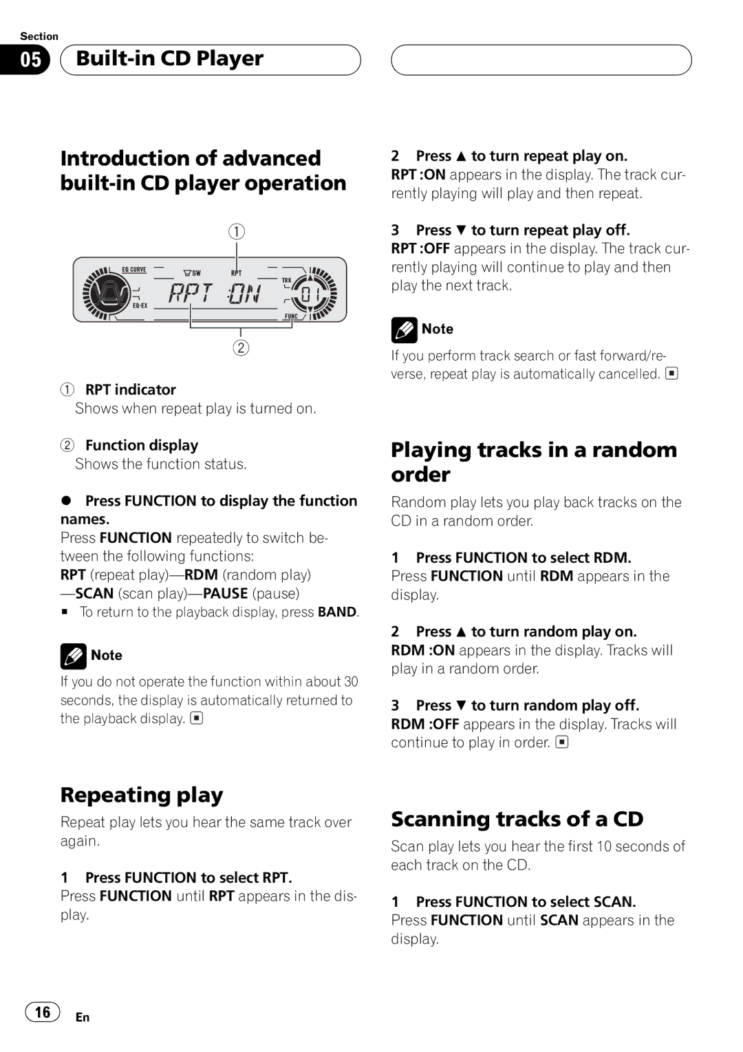 Pioneer DEH-P350 operation manual 