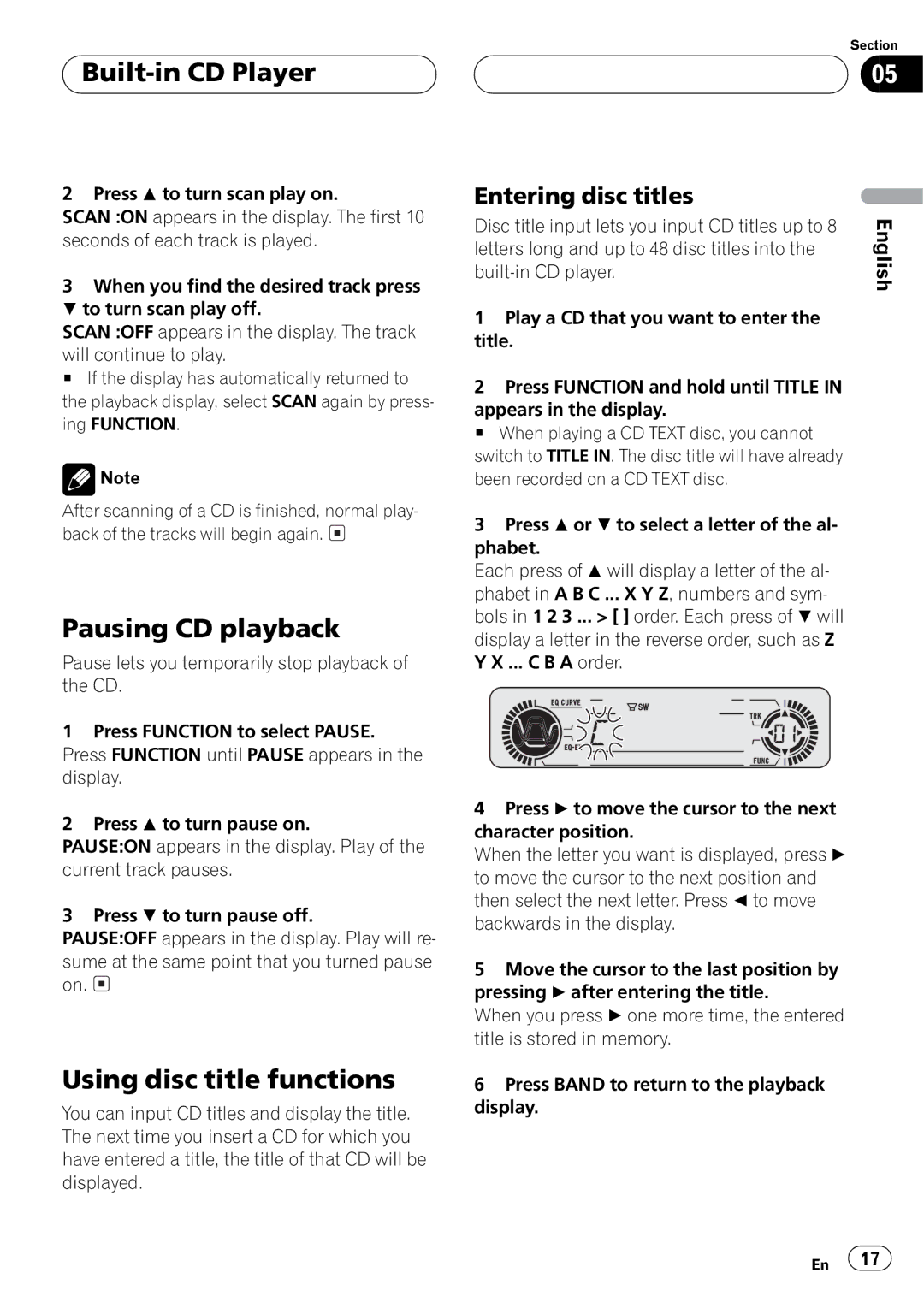 Pioneer DEH-P350 operation manual 