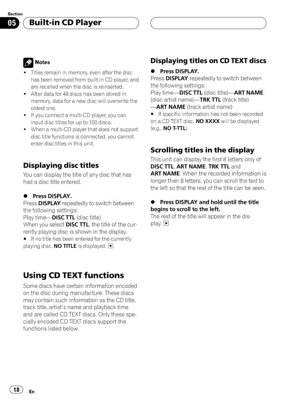 Pioneer DEH-P350 operation manual 