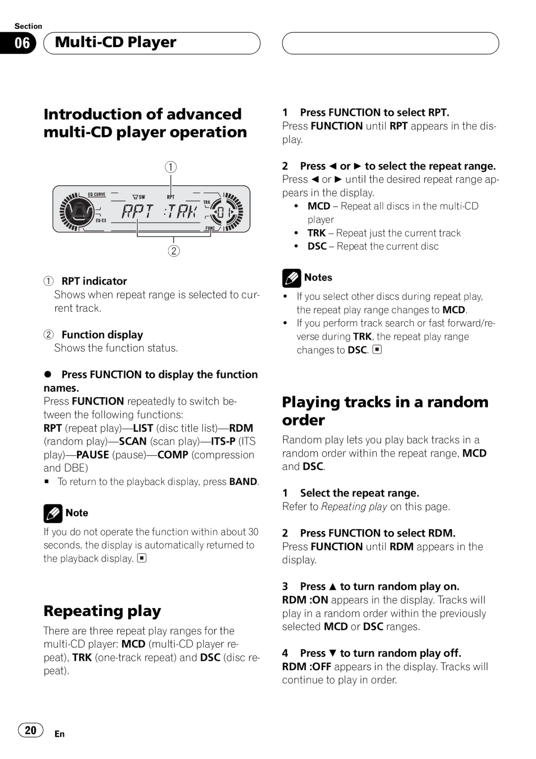 Pioneer DEH-P350 operation manual 