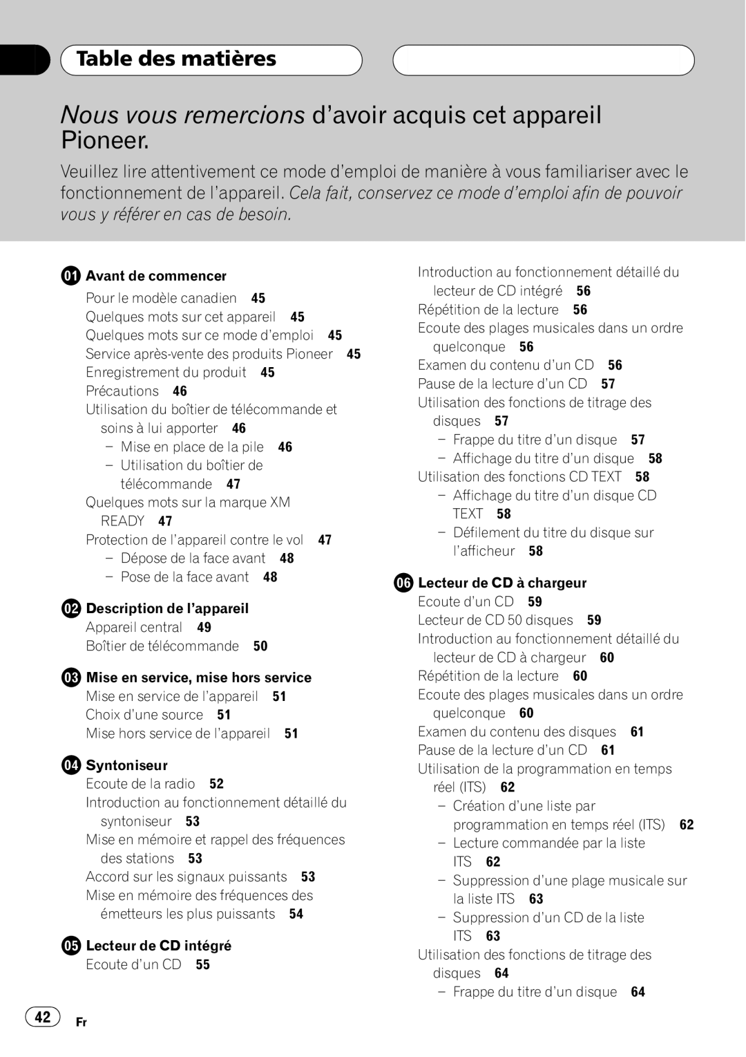 Pioneer DEH-P350 operation manual 