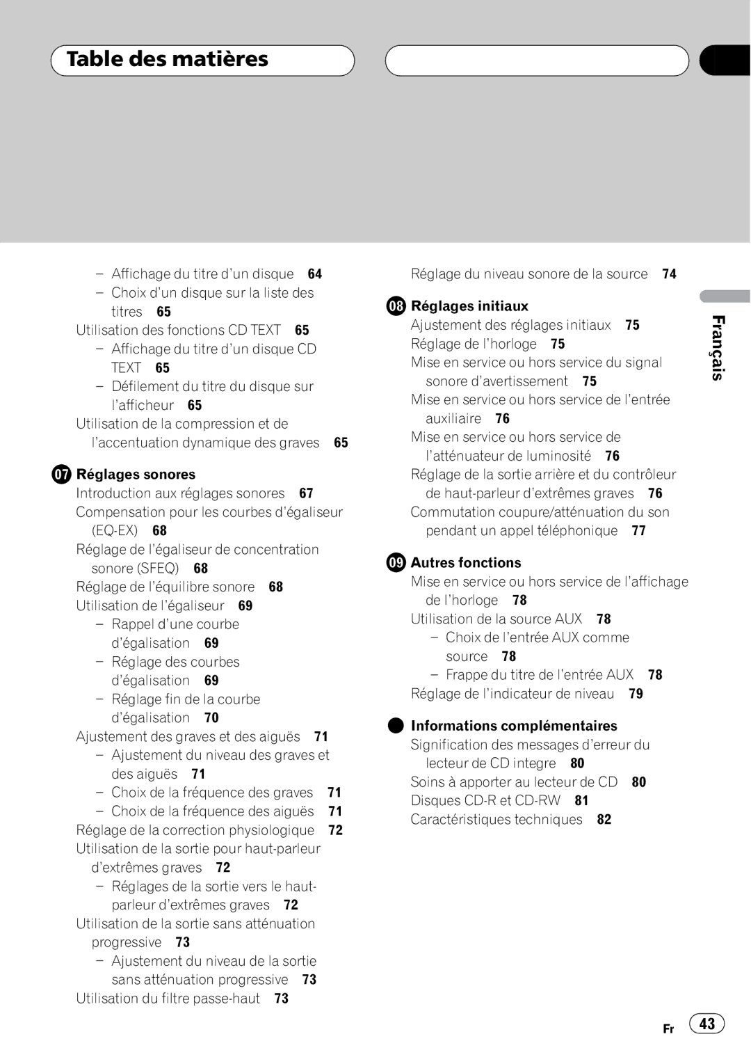 Pioneer DEH-P350 operation manual 